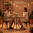 Modern 3-Piece Outdoor Bistro Set With Chairs And Table-1016360990