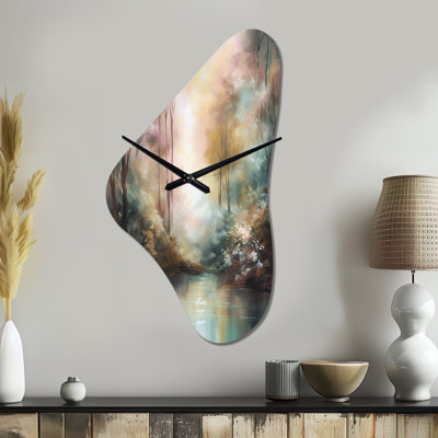 Horloge murale Whimsical Stream - Mountain