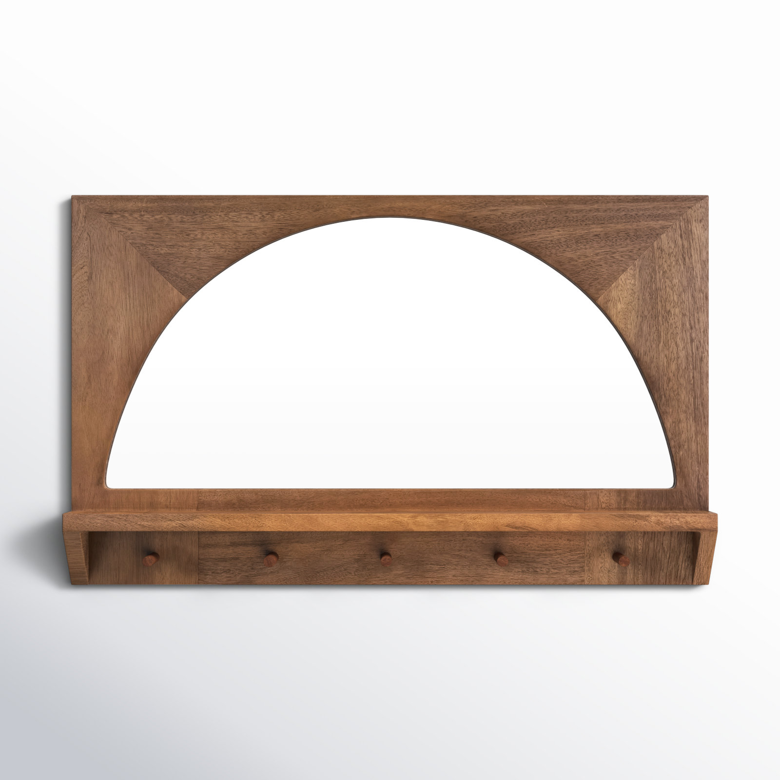 Julianna Wood Mirror, 24" x 36", Brown