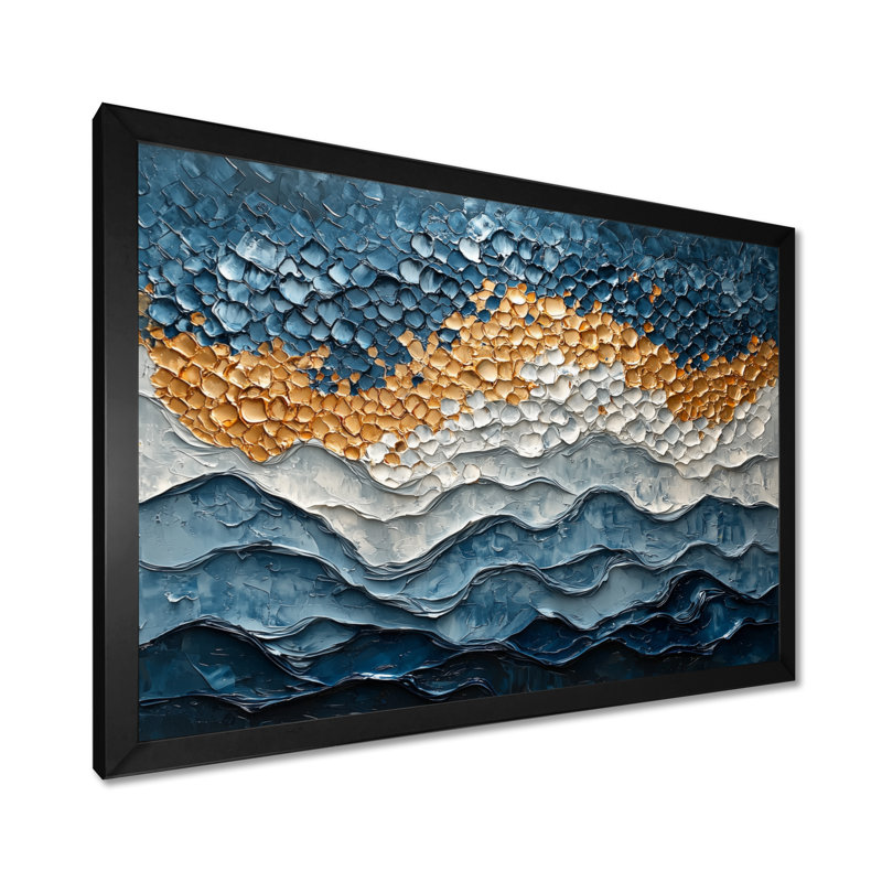Wirth - Coastal Canvas Art Print, Reproduction encadrée d'une seule photo, Noir, noir, noir, noir, H 12 po x l 20 po
