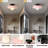 Glass Light Ceiling Light Mid-Century Modern Flush Mount Light Fixtures-110440216