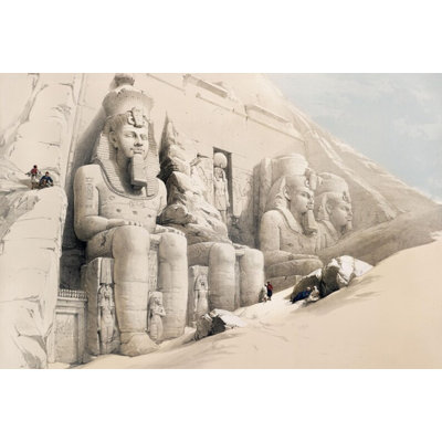 Ancient Egyptian Pharaoh Temple Wall Mural