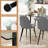 Annesley Glass Top Metal Base Dining Table-886875158