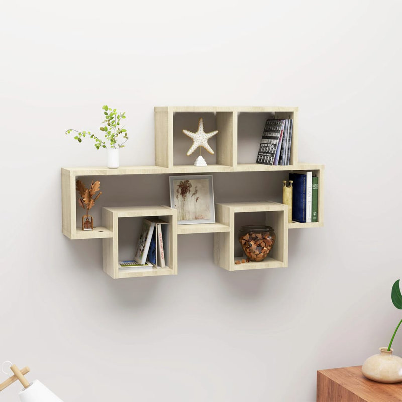 Gladdy 7 Piece Cube Shelf