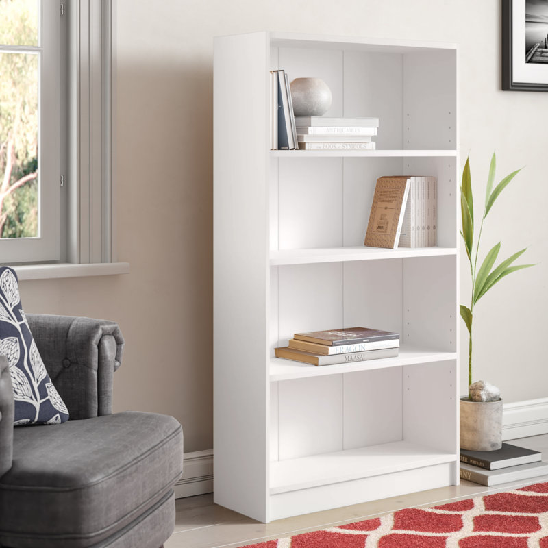 Morgan 150cm H x 80cm W Standard Bookcase, White