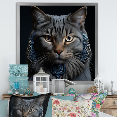 " Chartreux Cat Portrait "
