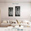 Tigre bleu sur toile-82396162