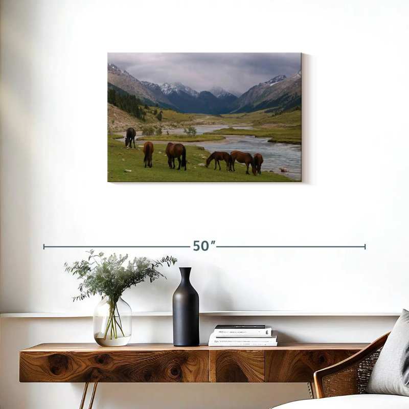 Karakol Horses, 20" H x 30" W