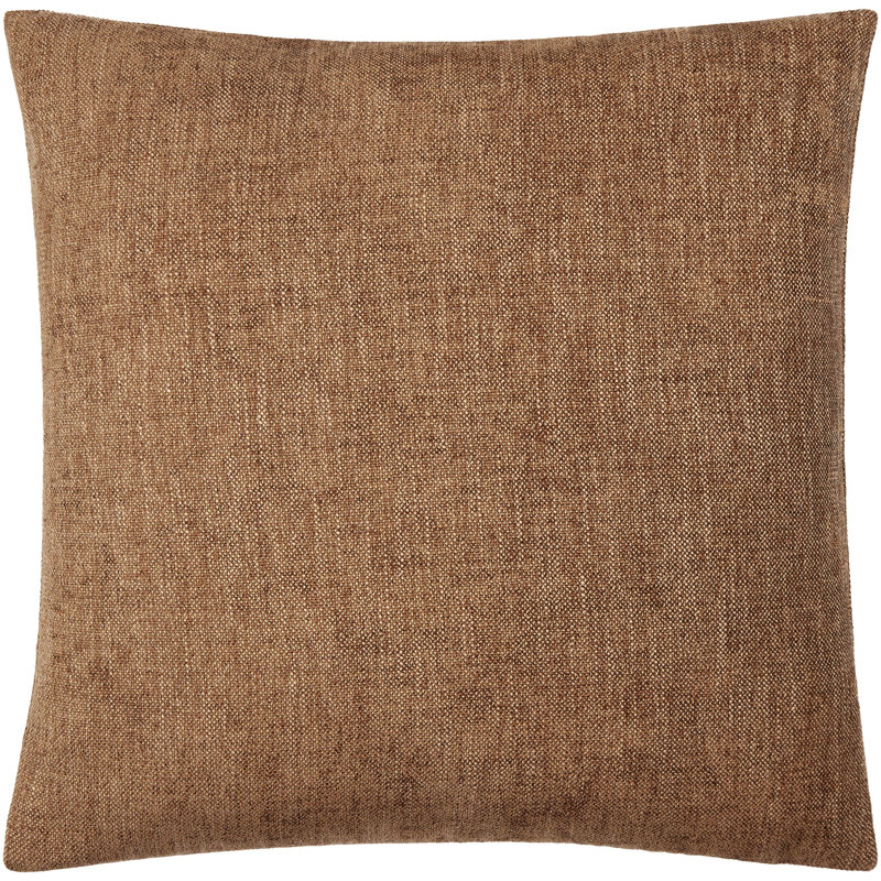 Puako Accent Pillow, H 20 po x l 20 po, Brun, Mélange de duvet