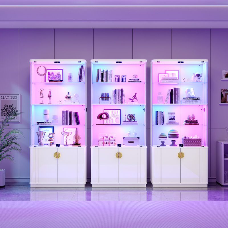 Display Cabinet, White
