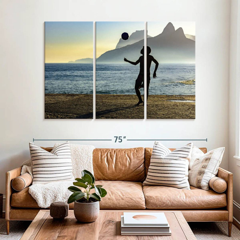Sireci Beach Soccer, 42" H x 65" W