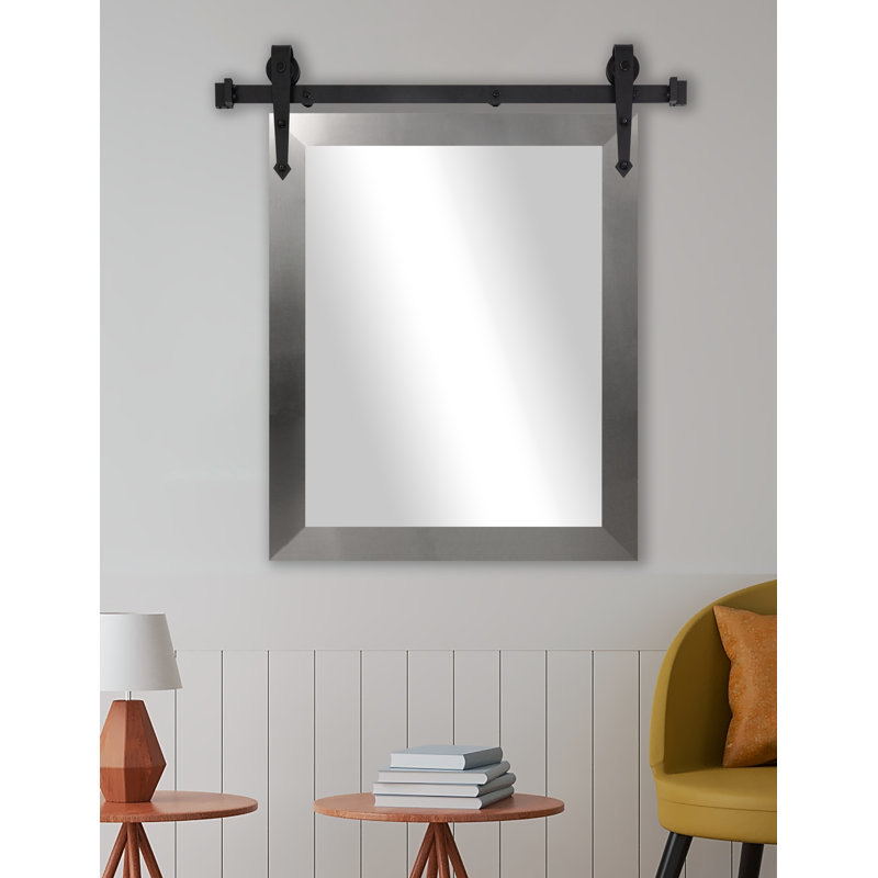 Ensemble de 2 miroirs Lynd, H 35,5 po x l 23,5 po, Nickel