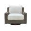 Chaise berçante pivotante pour l'extérieur Nautilus - Tissu sable
