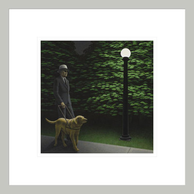 «Night Walk» par Alex Colville, impression giclée sur cadre