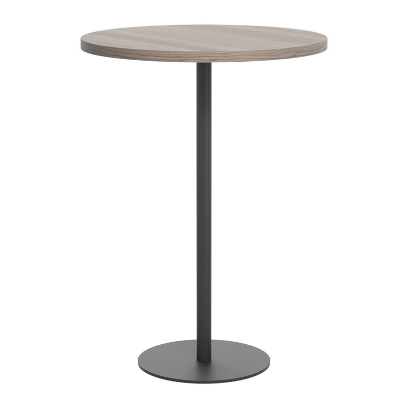 Round 80Cm Dining Table, Gray Oak