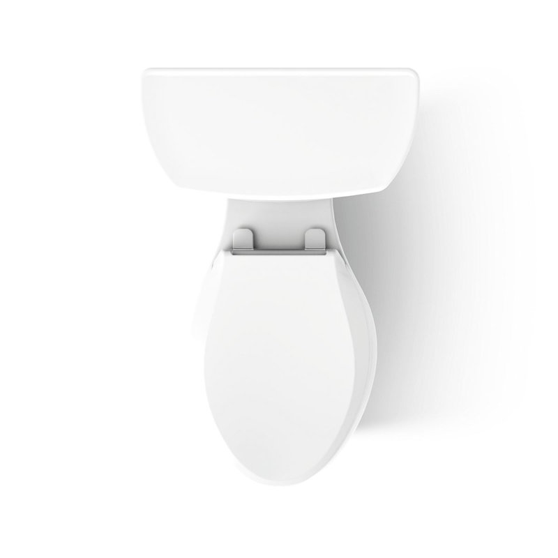 Highline™ 1.6 GPF Elongated Two-Piece toilet (Seat Not Included), Right-Hand, White