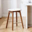 Ensemble de 4 tabourets de bar 26 po en bois massif sans dossier 26 po-674593789-676556594