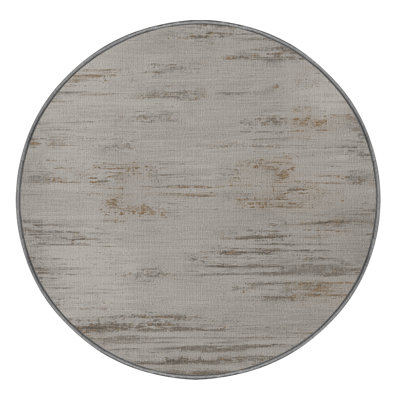 Machine Washable Abstract Gray Area Rug