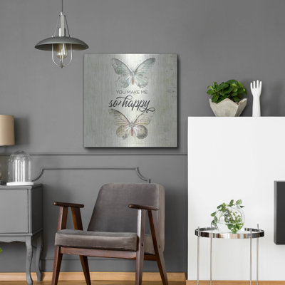 August Grove® 'Weathered Garden 1' by Katie Pertiet Metal Wall Art