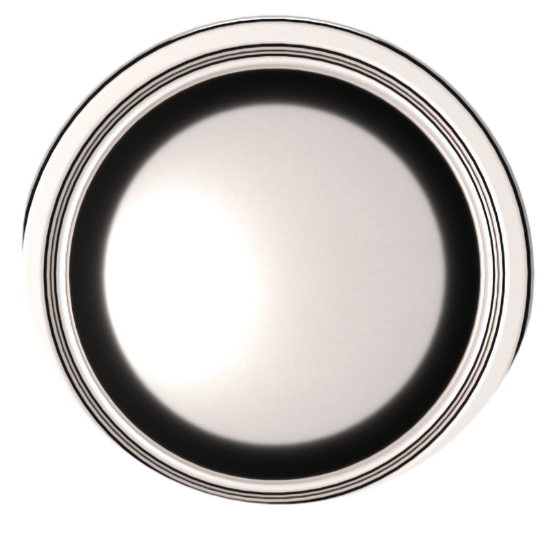 4403 Tulip Knob, 2", Polished Nickel