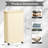 Laundry Hamper with Wheels and Lid, 26 Gallon Rolling Clothes Basket with Bamboo Handle for Bedroom, Bathroom, Dorm and Laundry Room-114660133