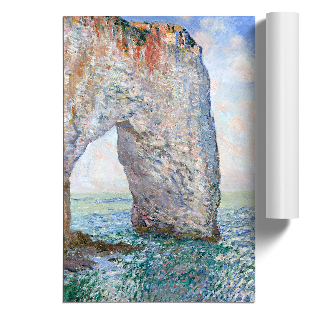 The Manneporte Near Etretat by Claude Monet - Frameless Print