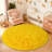 Extra Thick and Soft Round Rug Yellow Indoor Rug Perfect for Living Rooms, Bedrooms, Nurseries, and Kids' Rooms-805677171-805677178