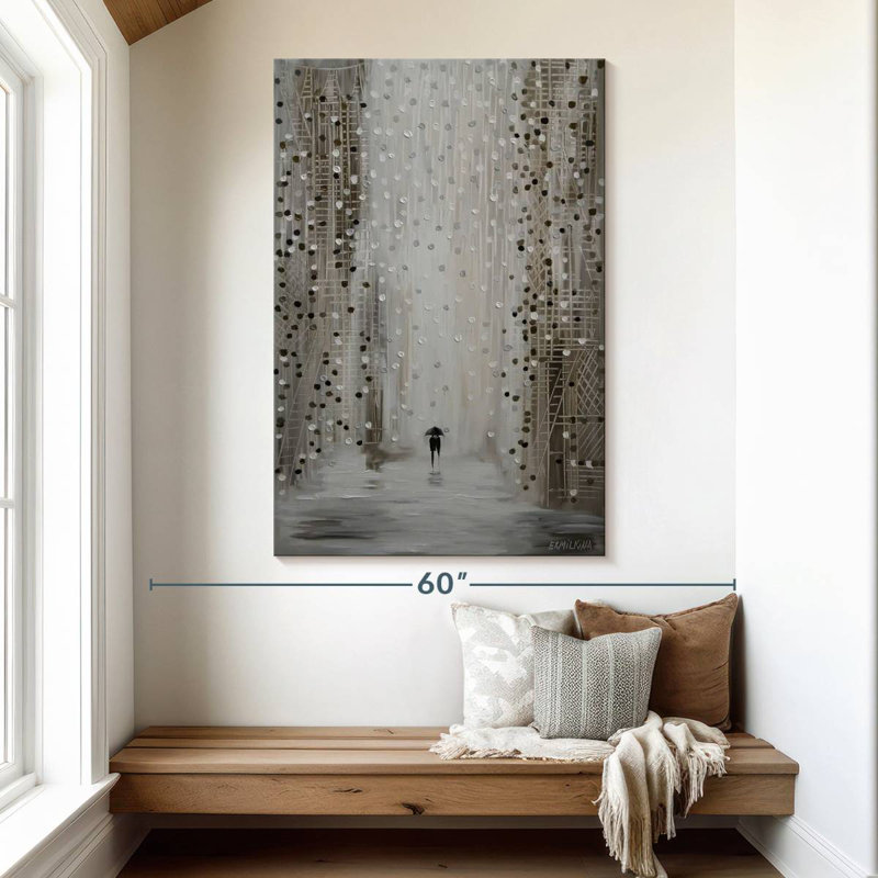 Hardie Under The Rain, 51" H x 34" W