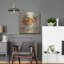 Art mural en métal luxueux «Fruits In Old Bowl 2» par Silvia Vassileva, 24 po x 24 po-115221151