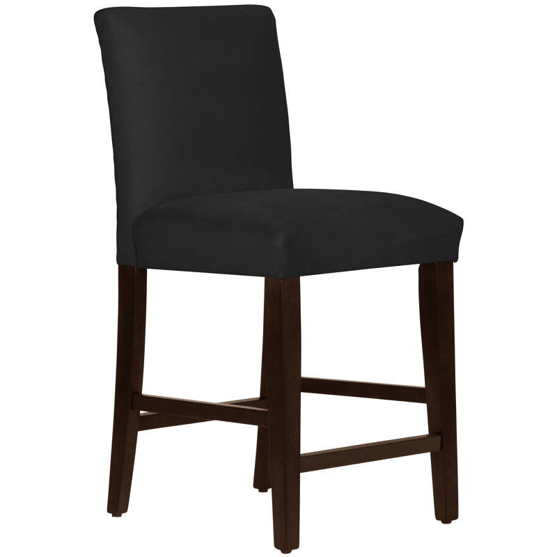 Tabouret de bar et de comptoir Hadrien, Tabouret de comptoir (siège d'une hauteur de 26 p, Espresso