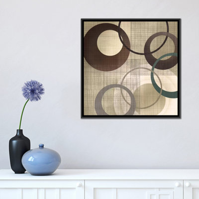 « cerceaus » n pi loops ii», reproduction d’impression sur toile tendue