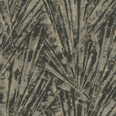 Air Collection Fan Palm Textured Wallpaper Roll