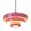 Luminaire suspendu Mid-Century 13,8 pouces, rose