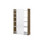 Gregor 187 cm H x 126 cm W Standard Bookcase-22382963