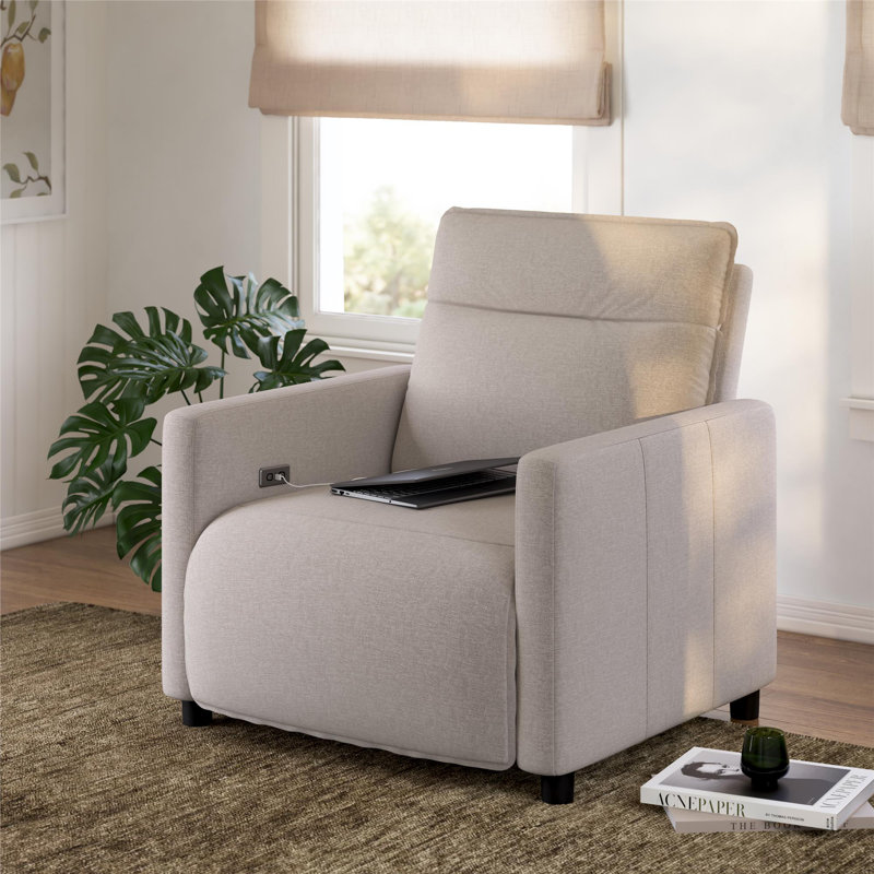 Carolan Power Recliner, Oat