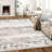 Boho Machine Washable Rug with Rubber Backing for Living Room Non-Slip Dining Room Rug Easy-Cleaning Brown Floor Carpet for Bedroom Dining Room Office Nursery Playroom-23788748
