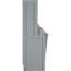 Grand lit gris avec charnières de bureau hydrauliques et peu encombrant, pour petites pièces, structure, option de rangement pour matelas, lève-personne de 10 pouces compatible, rangement, espaces multifonctionnels appropriés, 600 lb-118784006-118784003