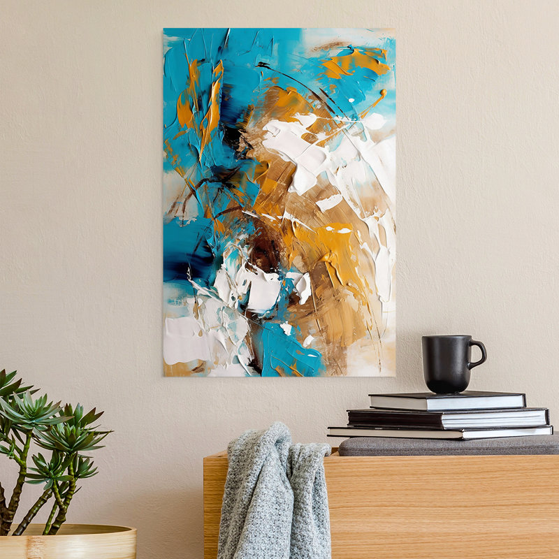 Série ABSTRACT CMXLI - Impression sur toile seulement - NON CADRE, H 48 po x l 32 po