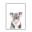 Koala Bubblegum, portrait encadré sur bois par Sissi et Seb, impression-221651976-221651980