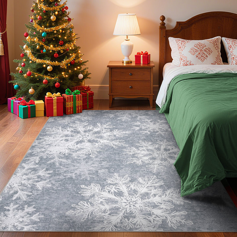 Tapis Christmas Christmas, Rectangulaire 8 pi x 10 pi