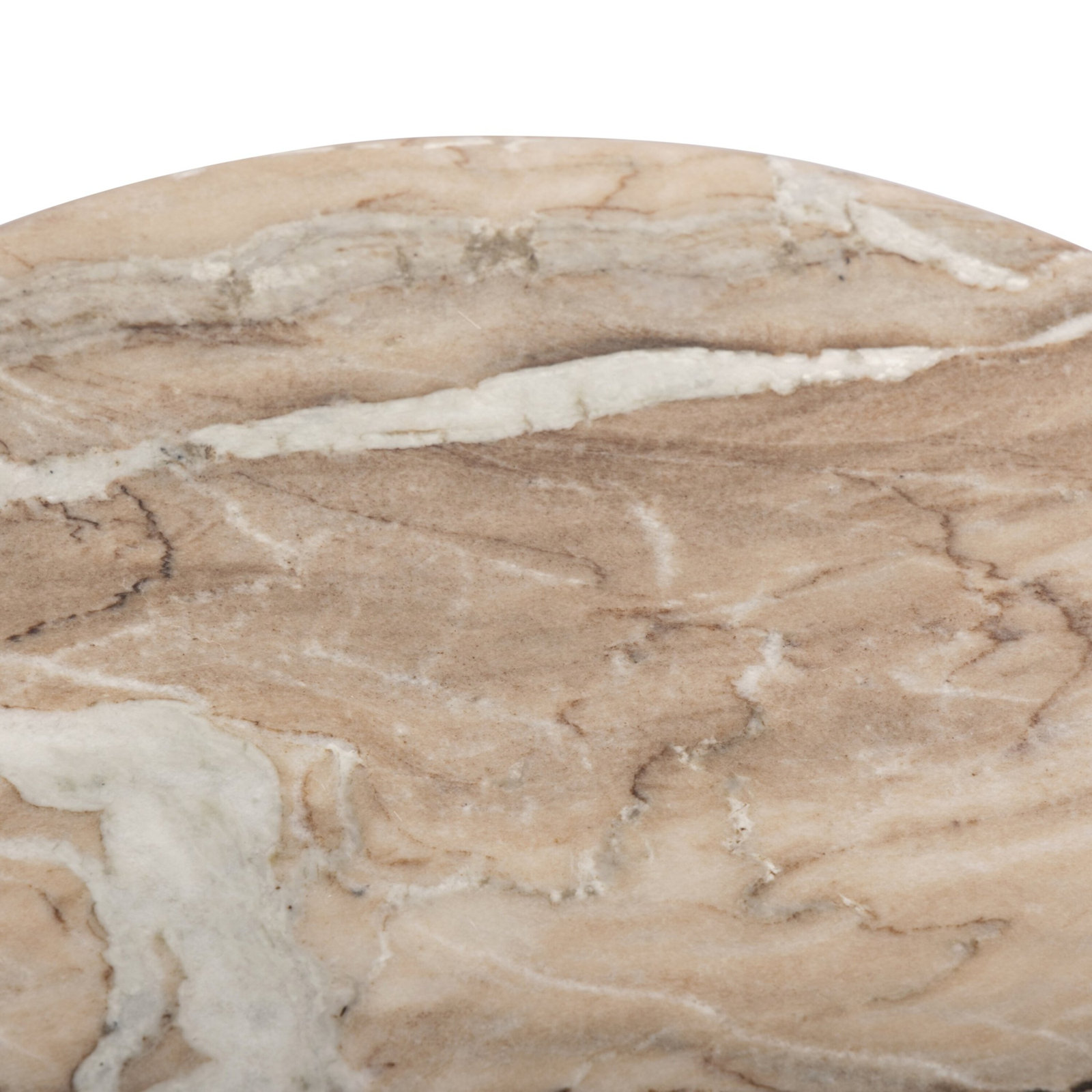 Figueroa 21" Genuine Marble End Table, Sawar Marble