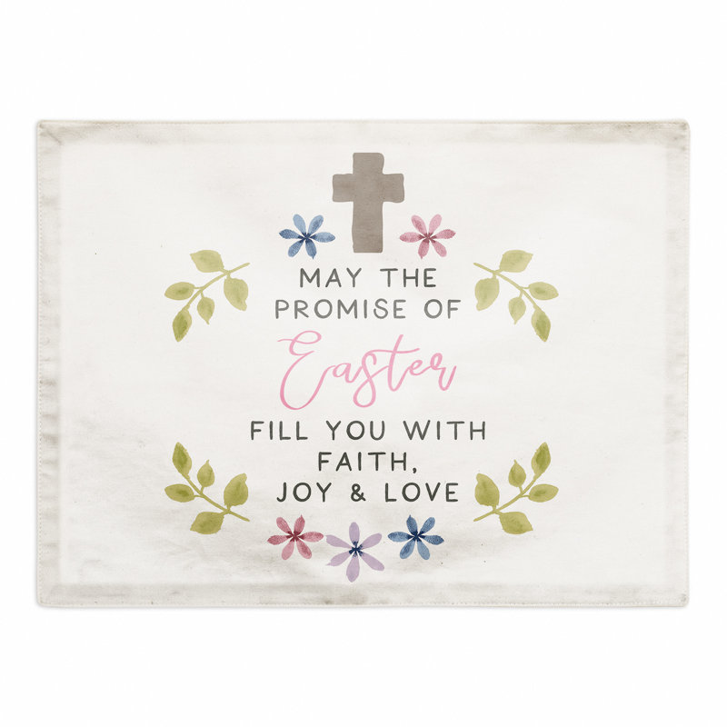 Gradys Polyester No Pattern Rectangle Placemat