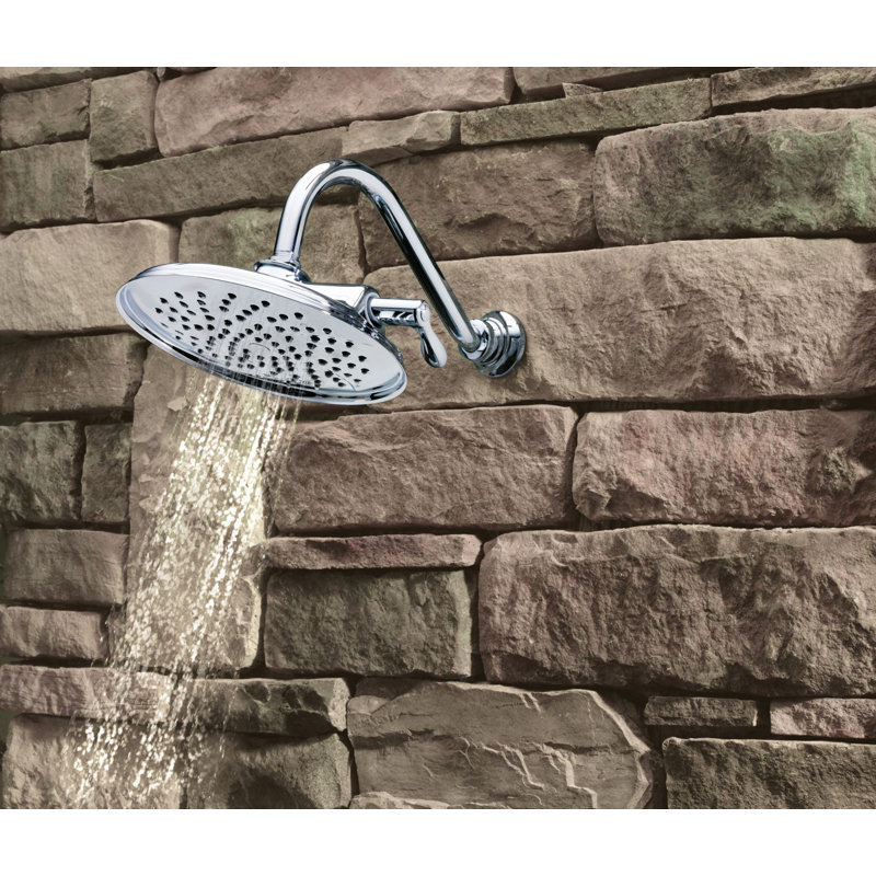 Isabel Multi Function Fixed Shower Head with Immersion, Chrome, 2.5 GPM