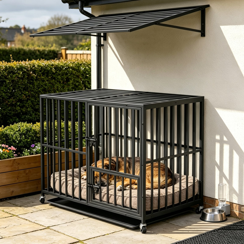 Cillian Pet Cage Crate, 82.5cm H x 95cm W x 58.5cm D