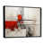 Black Floater Framed