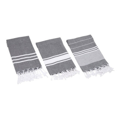 Ensemble 3 serviettes de bain en coton Indira Indira