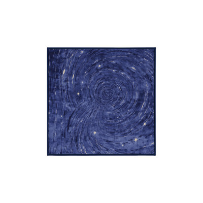 Silky Soft Plush Blue Area Rug