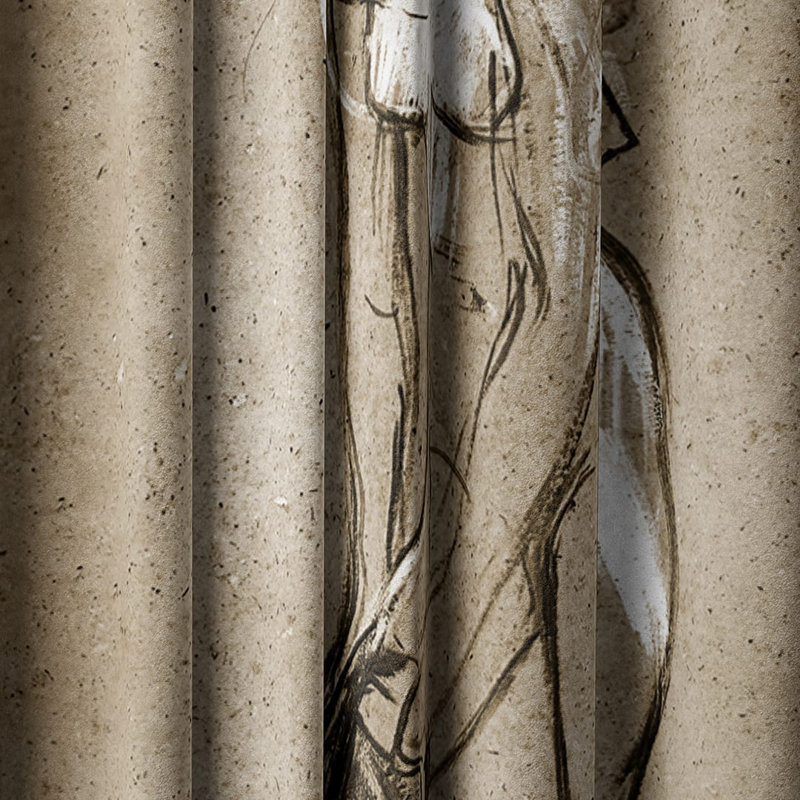 Burriss Velvet Blackout Curtain Panel Pair, 59cm Width x 300cm Drop.