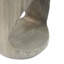 Table d'appoint creuse, texture semblable au bois