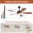 Damecia 5 - Blade Smart Standard Ceiling Fan with Remote Control and LED Light-1604776216-1557132351